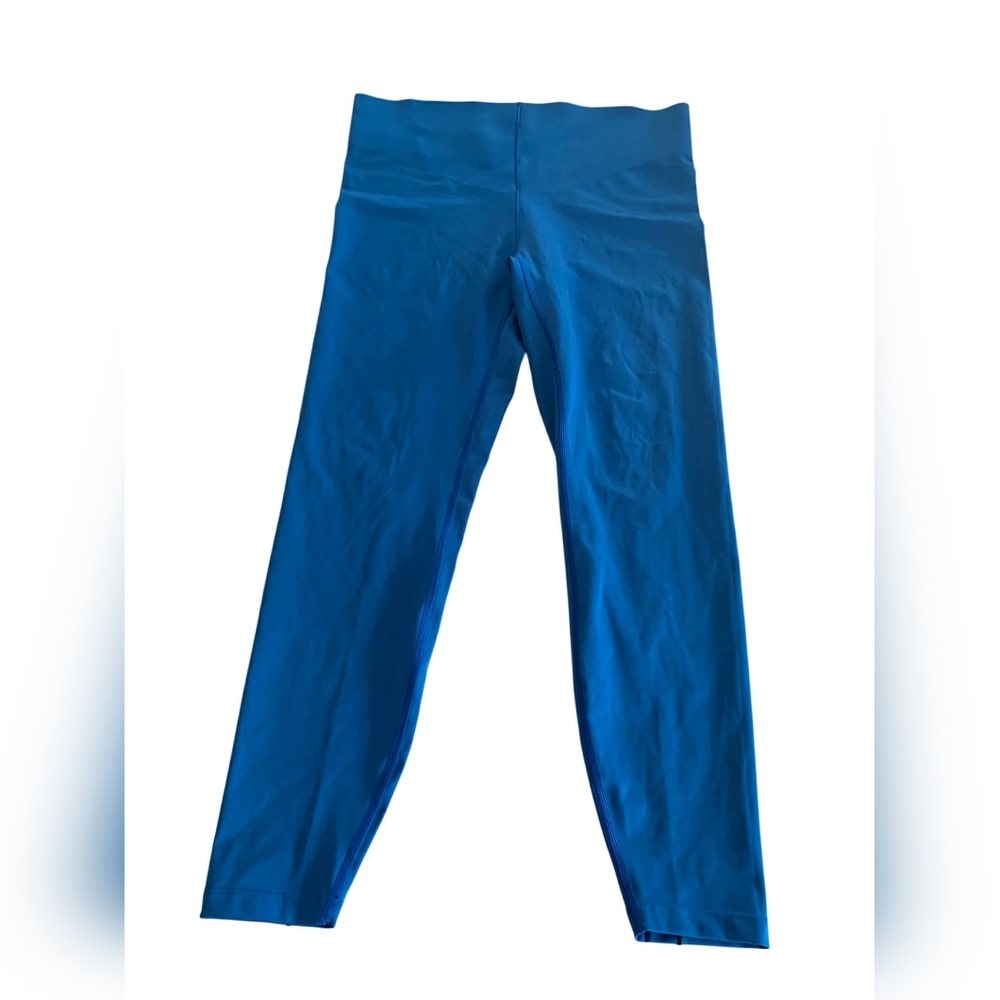 Savage X Fenty Royal Blue Back Seam High Waisted Leggings Size M/L Athleisure